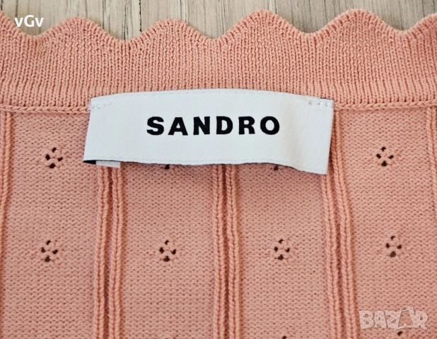 Дамска жилетка Sandro - 4/S, снимка 6 - Блузи - 54165652