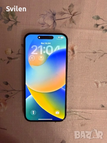 iPhone 14 Pro Max с вградена памет от 256GB в цвят Natural Titanium. Подарък седем броя кейс., снимка 4 - Apple iPhone - 54227765