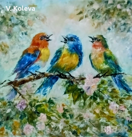 Картина маслени бои върху платно 