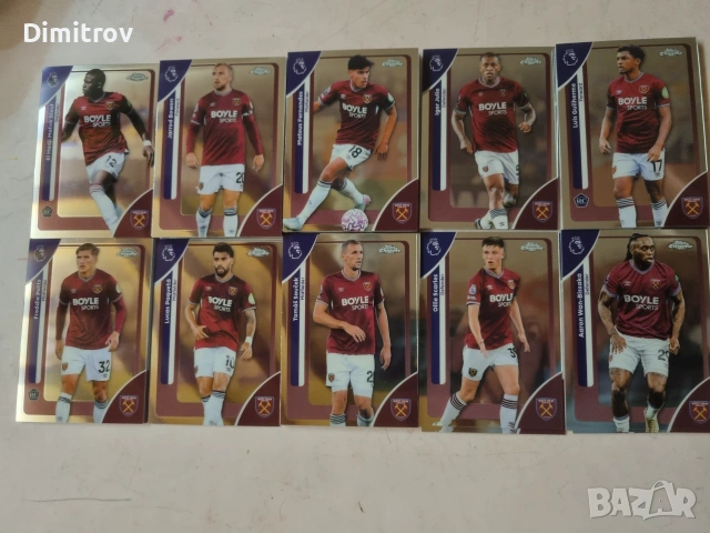 Topps Chrome Premier League - карти сезон 25/26, снимка 4 - Колекции - 54992023