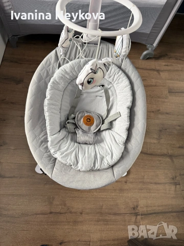 “Lionelo Bella 2 in 1” Бебешка люлка със седалка и кош, снимка 11 - Детски люлки - 54316687