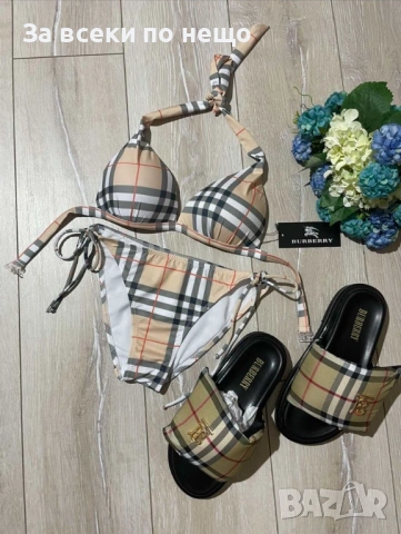 Burberry Дамски Бански С 2 Части👙Дамски Бански С Две Части Бърбъри Код VivaModa54
