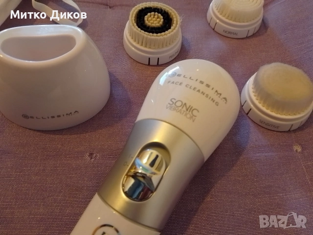 Четка за почистване на кожата Imetec Bellissima 4 аксесоара Водоустойчива Бяла, снимка 9 - Други - 54606465