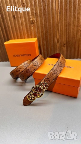 колани от естествена кожа в кутия prada Louis Vuitton , снимка 5 - Колани - 54778486