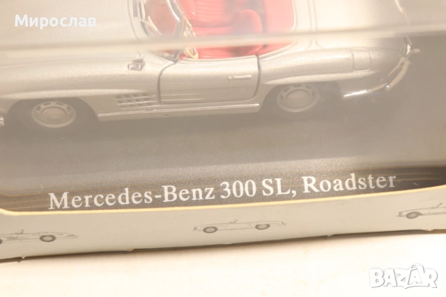 1/43 ДИЛЪРСКИ  МОДЕЛ MERCEDES BENZ 300 SL  КОЛИЧКА, снимка 6 - Колекции - 54617698