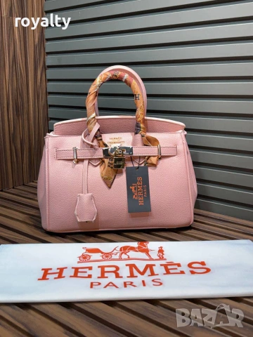 Hermes Нова Дамска Кожена Чанта Ерме Различни Цветове 