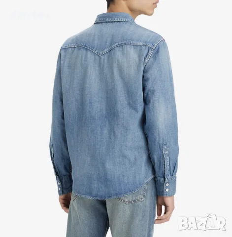 Дънкова риза Levis, снимка 4 - Ризи - 55600873