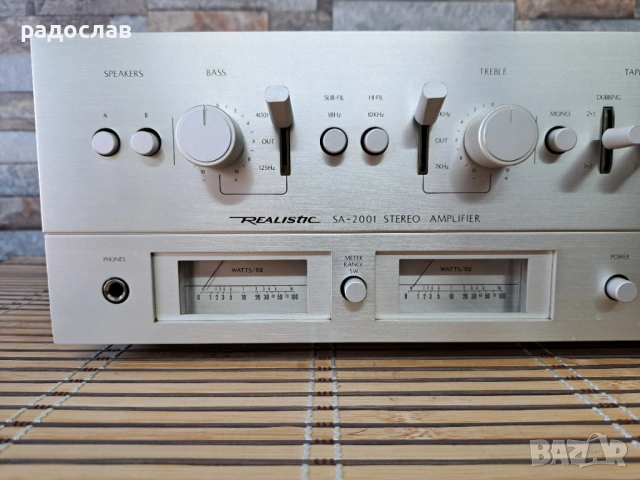 Realistic SA-2001, снимка 2 - Ресийвъри, усилватели, смесителни пултове - 54437651