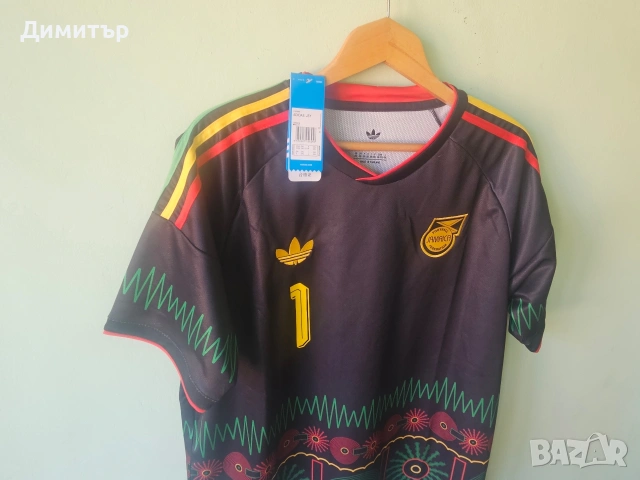 чисто ново jersey Adidas rasta Jamaica Bob Marley 2XL football is freedom, снимка 10 - Спортни дрехи, екипи - 55275904