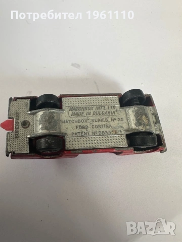 Количка Matchbox Ford Cortina -МИР - Разград., снимка 6 - Колекции - 54723531