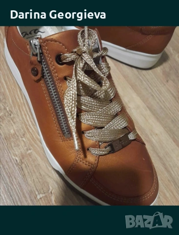 Кецове естествена кожа ARA, снимка 2 - Кецове - 54349397