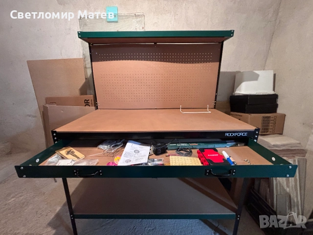 РАБОТНА МАСА С ЧЕКМЕДЖЕ , снимка 4 - Работни маси и бюра - 54899883