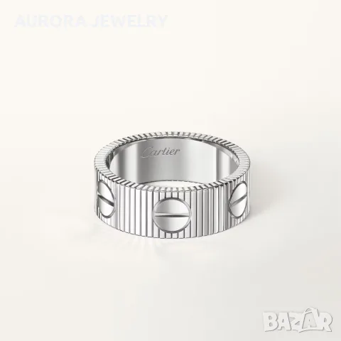 CARTIER Love Unlimited White Gold Дамски Пръстен, снимка 2 - Пръстени - 55703089