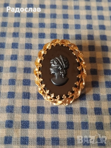 стара брошка Камея, снимка 3 - Други - 54088098