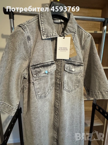 Дънкова рокля Vero Moda, снимка 3 - Рокли - 54677849