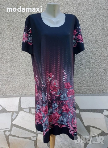 3XL+ Нова рокля с две лица 
