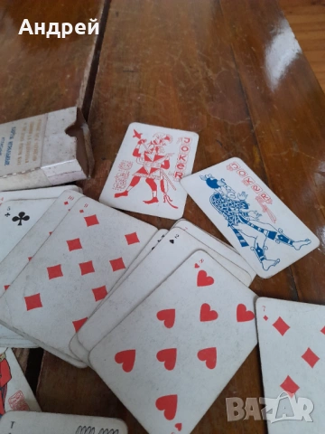 Стари Атласни карти за игра #3, снимка 5 - Други ценни предмети - 54070102