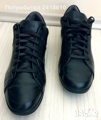 Hugo Boss Leather Mens Size  46 - 30см ОРИГИНАЛ! Мъжки спортно - елегантни обувки от естествена кожа, снимка 9 - Спортно елегантни обувки - 54314052