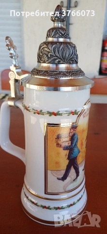 Немски халби за бира, снимка 5 - Антикварни и старинни предмети - 54320821