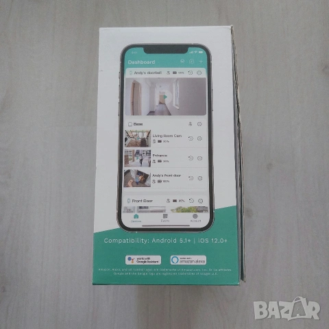 НОВ Безжичен Комплект Камери WUUK Wireless Cam Pro Kit 2K | БЕЗ Месечни Такси | 8 Месеца Батерия, снимка 2 - Комплекти за видеонаблюдение - 54684199