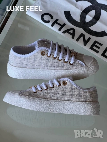 Chanel ⚜️Дамски Кецове , снимка 4 - Кецове - 54885516