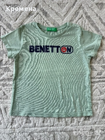 Сет от 4 блузи Benetton, снимка 2 - Бебешки блузки - 54201030