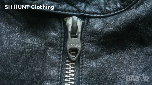 Jack & Jones RICHARD LEATHER Jacket Размер L мъжко яке естествена кожа 15-27, снимка 7 - Якета - 54803773
