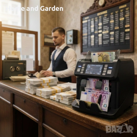 Многовалутна машина за броене на банкноти с детекция за фалшиви банкноти, снимка 2 - Друга електроника - 54027468