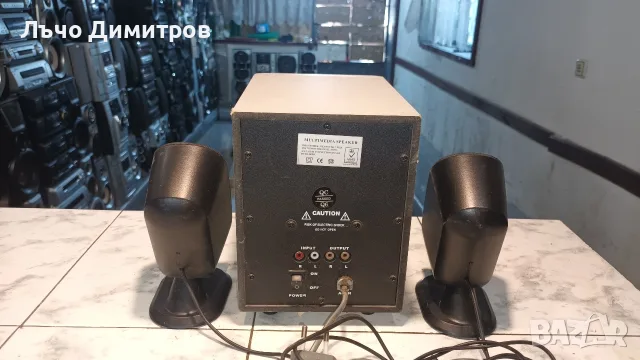 Субуфер с две тонколони за компютър, снимка 5 - Тонколони - 55592051