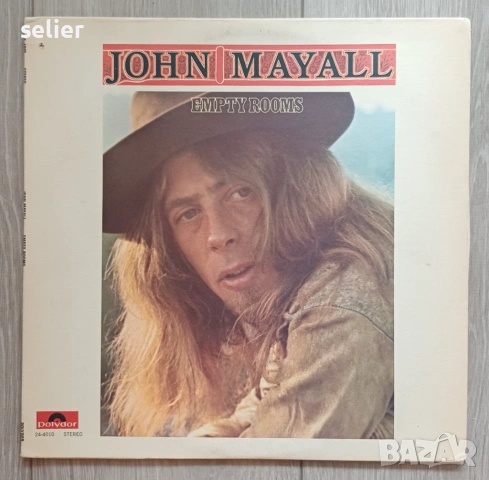John Mayall ‎– Empty Rooms Издание 🇺🇸 USA 1970г  Стил:Blues Rock  Състояние на винила:VG+  Състоян