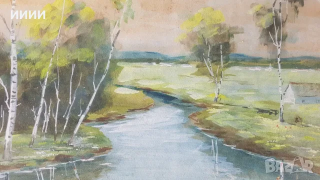 Картина пейзаж в рамка 2