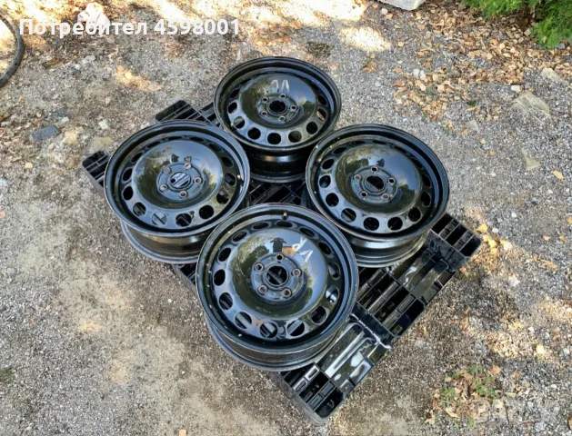 4бр.Оригинални железни джанти 16цола ET50 5x112 за Vw,Audi,Seat,Skoda, снимка 3 - Гуми и джанти - 55594000