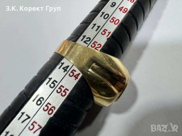 Златен пръстен BMW 14К 585, снимка 8 - Пръстени - 54936102