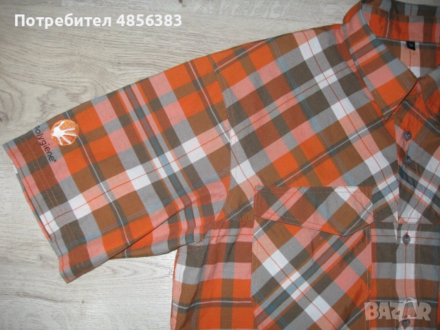 Haglofs Polygiene мъжка риза къс ръкав, снимка 2 - Ризи - 55043408
