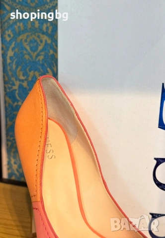 Дамски обувки на висок ток GUESS Orange, снимка 3 - Дамски обувки на ток - 54779282