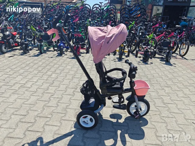 BYOX Детска триколка Flexy LUX розов, снимка 11 - Детски велосипеди, триколки и коли - 55440169