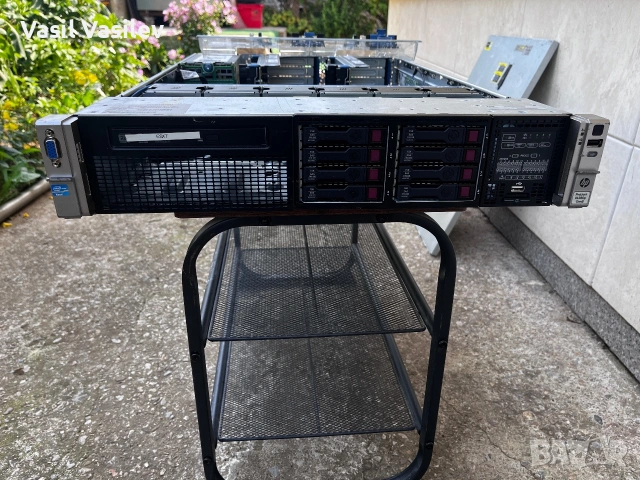Сървър HP ProLiant DL380P gen8, снимка 2 - Работни компютри - 55100020