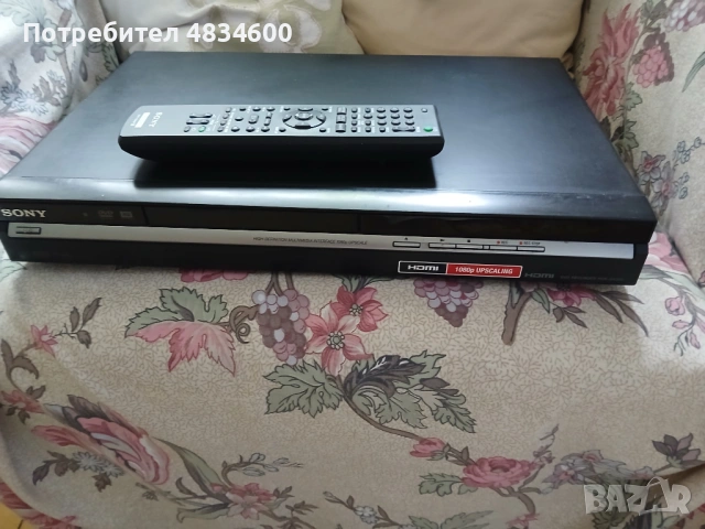 SONY DVD плеър/рекордер, снимка 4 - Плейъри, домашно кино, прожектори - 54648577