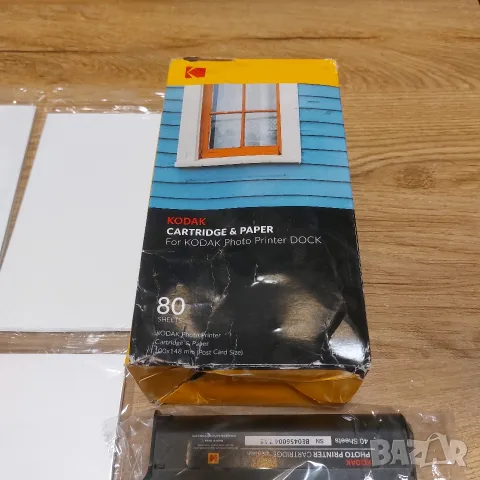 Оригинален комплект фотохартия и касети KODAK PHC-80 (за 80 снимки) за Photo Printer Dock, снимка 4 - Консумативи за принтери - 55395281