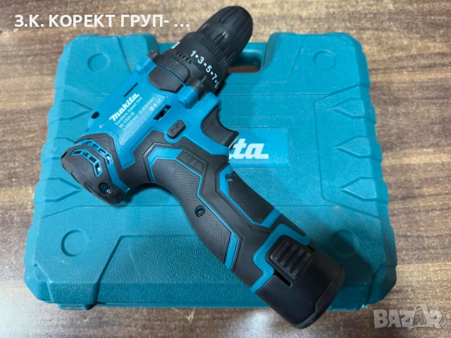 Акумулаторен винтоверт Makita + 2 батерии и зарядно, снимка 3 - Други инструменти - 54568005