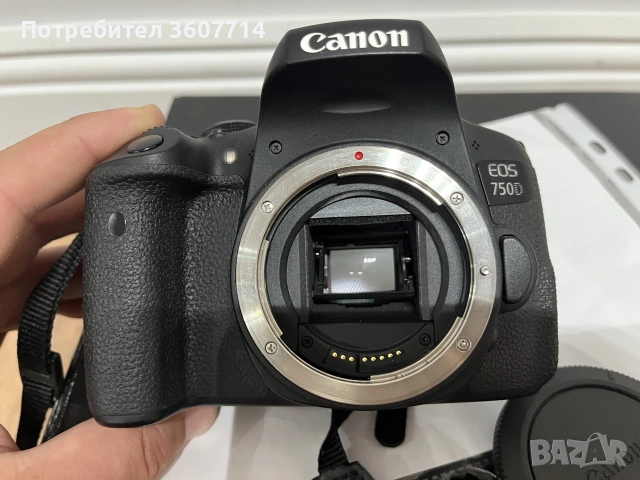 Canon EOS 750D - Топ състояние, снимка 8 - Фотоапарати - 55253640