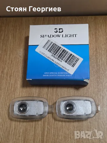 комплект от 2 броя LED лого проектори (плафони) за автомобилни врати