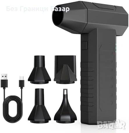 Нов Безжичен уред за почистване с въздух Електрическа въздуходувка 100000RPM за клавиатура и лаптоп