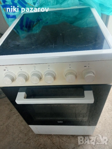 Готварска печка фурна beko керамични котлони 