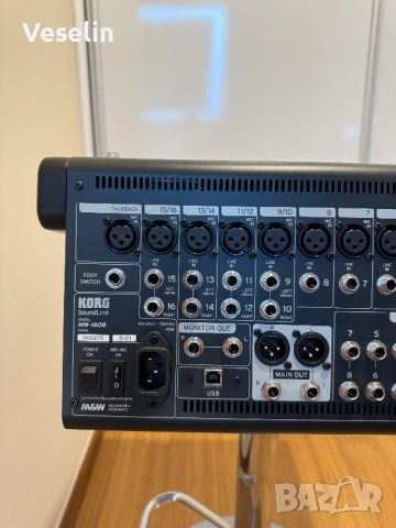 Korg MW1608 Digital\Analog MIxer, снимка 3 - Ресийвъри, усилватели, смесителни пултове - 54722680
