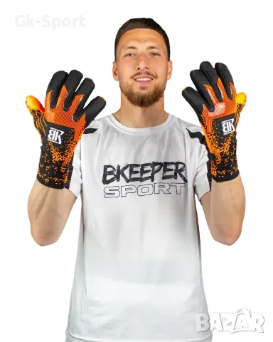 Вратарски ръкавици Bkeeper ATIK #26 Orange размер 6, снимка 4 - Футбол - 55306280