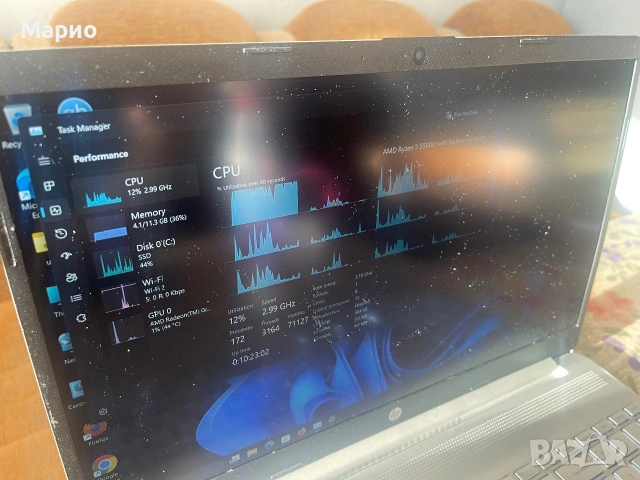 HP 15s 2000nv Ryzen 5 , снимка 3 - Лаптопи за работа - 54999923