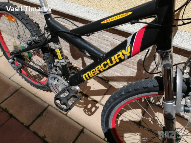 Спортен алуминиев велосипед 24 *   Mercury aero tubing 7005 Shimano 3X7 , снимка 6 - Велосипеди - 54320791