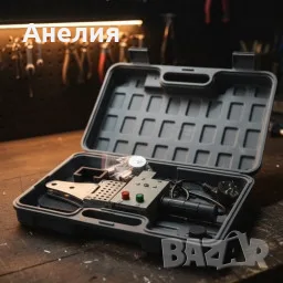 Професионална лепачка за PPR тръби 900W с регулируема температура (50–300°C) – Комплект с куфар