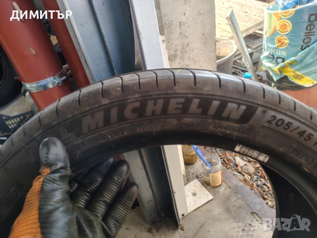 4бр.летни гуми MICHELIN 205 45 17 DOT22 цена за брой, снимка 5 - Гуми и джанти - 53968151